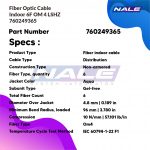 Fiber Optic Cable, Indoor, 6F, OM4, LSZH (760249365) - Gambar 3