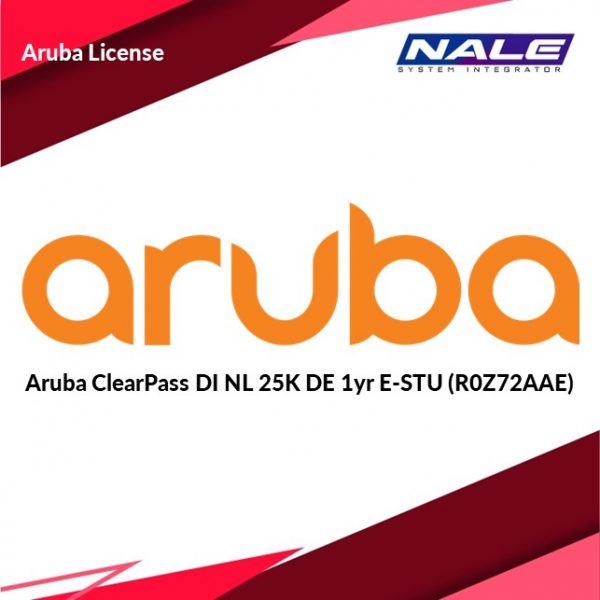 Aruba ClearPass DI NL 25K DE 1yr E-STU (R0Z72AAE)